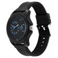 Fastrack Dual Time Quartz Analog Black Dial Silicone Strap Watch for Guys - image number 2