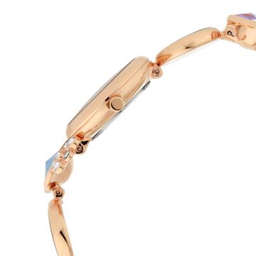 Titan Raga Moments Of Joy Quartz Analog Mother of Pearl Round Dial Rose Gold Metal Strap Watch For Women
