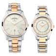 Titan Bandhan Blue Dial Analog with Day and Date Stainless Steel Strap watch for Couple