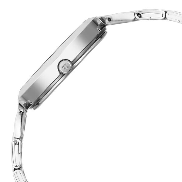 Titan Workwear Quartz Analog Black Dial Silver Stainless Steel Strap Watch for Women - image number 3