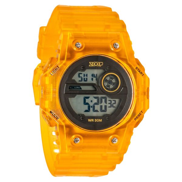 Zoop Mystic Digi Digital Watch For Boys With Transparent Orange Finish From House Of Titan - image number 2