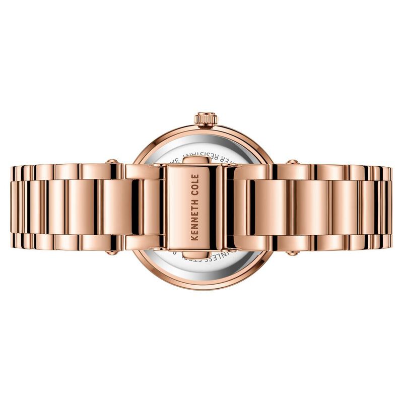 Kenneth Cole Quartz Multifunction Mother of Pearl Dial Stainless Steel Strap Watch for Women - image number 2