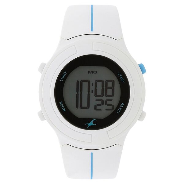Fastrack Digital Black Dial Silicone Strap Watch for Girls - image number 0