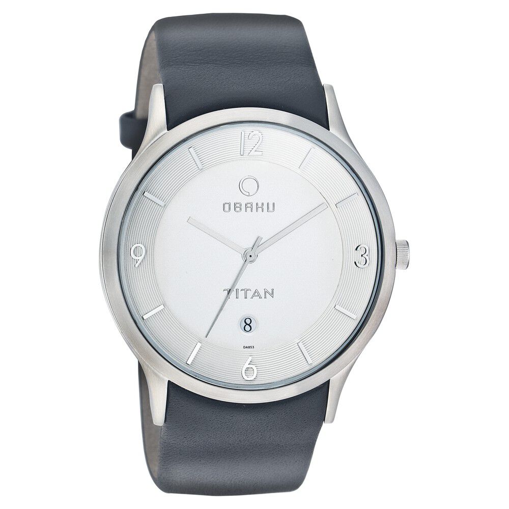 Buy Online Titan Quartz Analog with Date Silver Dial Watch for Men nb9415sl01 Titan