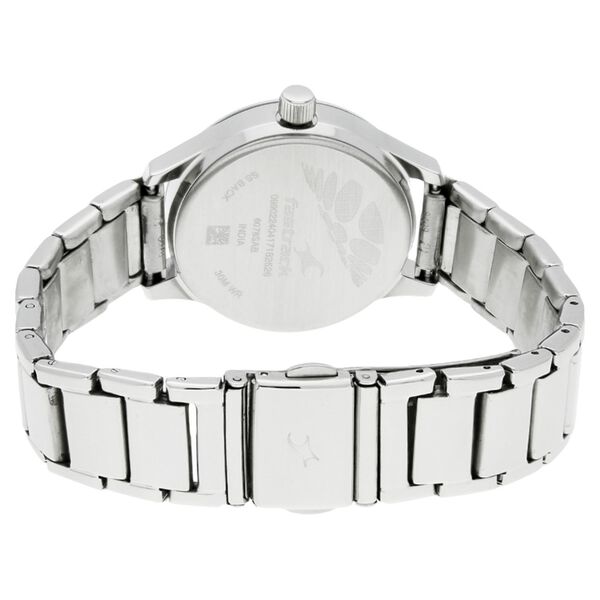 Fastrack Quartz Analog Black Dial Stainless Steel Strap Watch for Girls - image number 3