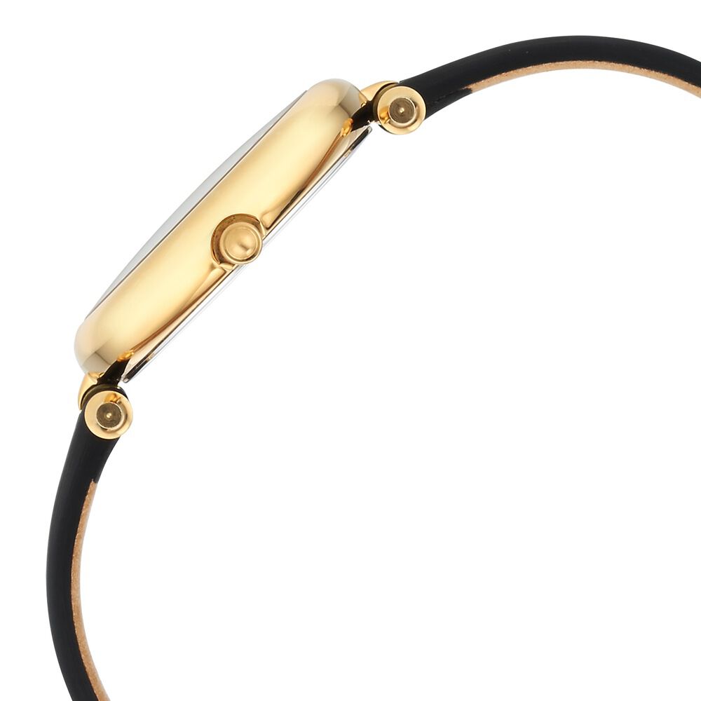 Buy Online Nebula Quartz Analog Green Dial 18 Karat Gold Strap