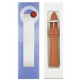 22 mm Tan Genuine Leather Strap for Men - image number 7