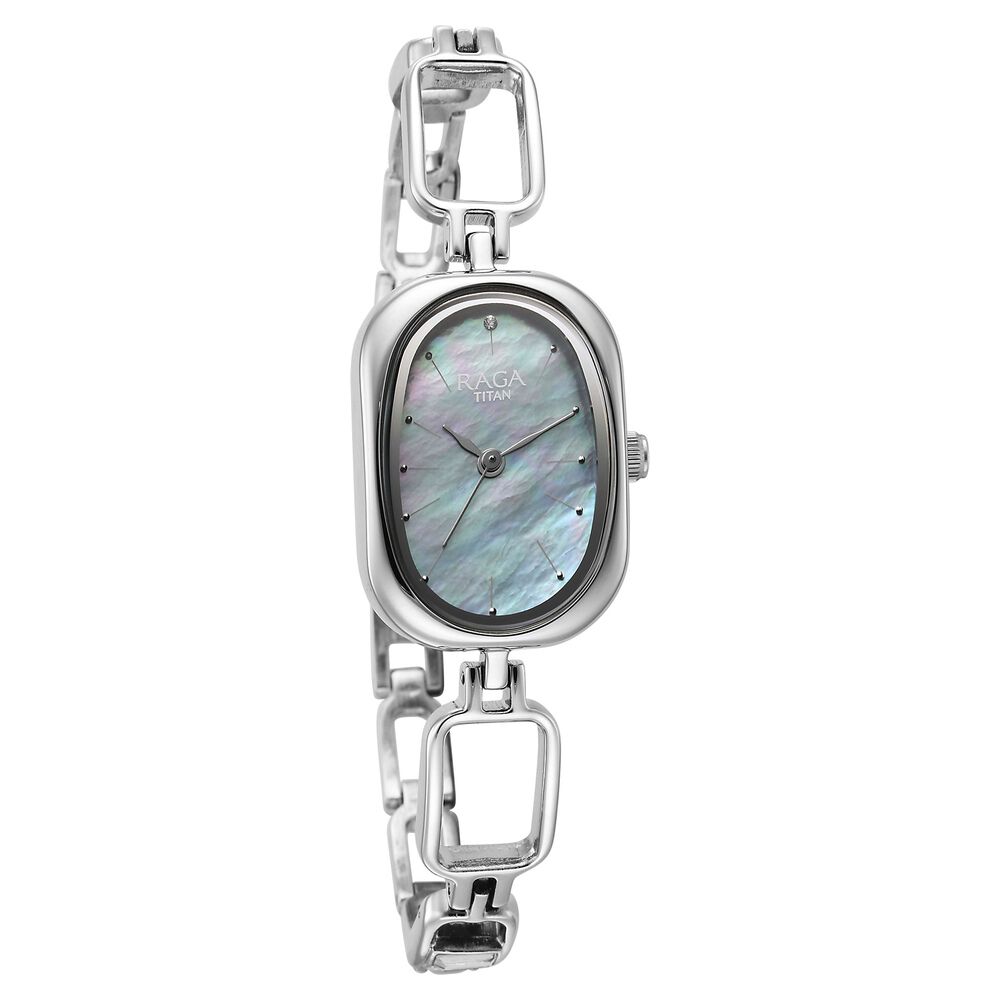 Titan raga aqua blue sale