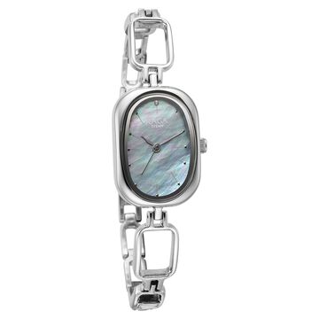 Titan Raga Viva Mother Of Pearl Dial Analog Metal Strap Watch for Women