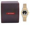 Titan Two Toned Dial Stainless Steel Strap Watch for Men - image number 4
