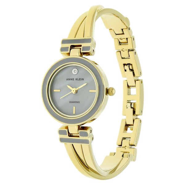 Anne Klein Quartz Analog Grey Dial Metal Strap Watch for Women - image number 1