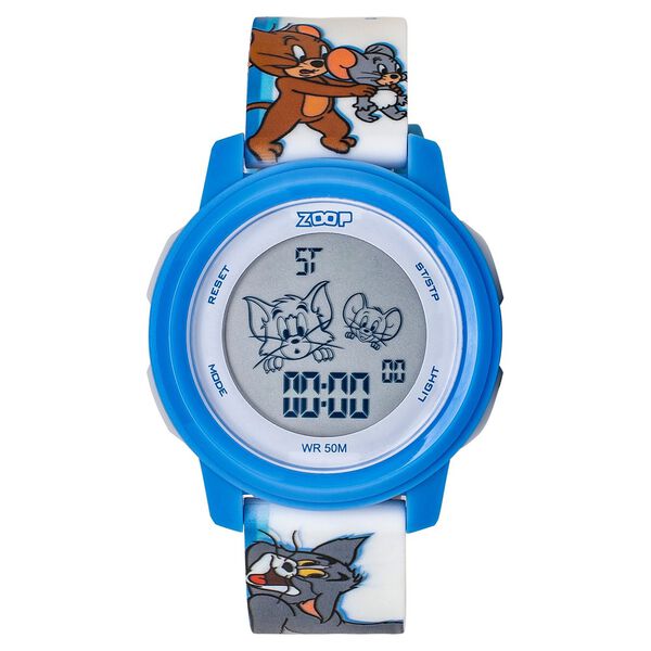 Zoop Tom & Jerry Digital Watch with Blue Case and Blue Multi Color Strap for Boys Girls Kids, from House of Titan - image number 1