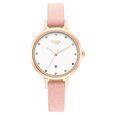 Titan Raga Viva Quartz Analog with Date White Dial Leather Strap Watch for Women - image number 1
