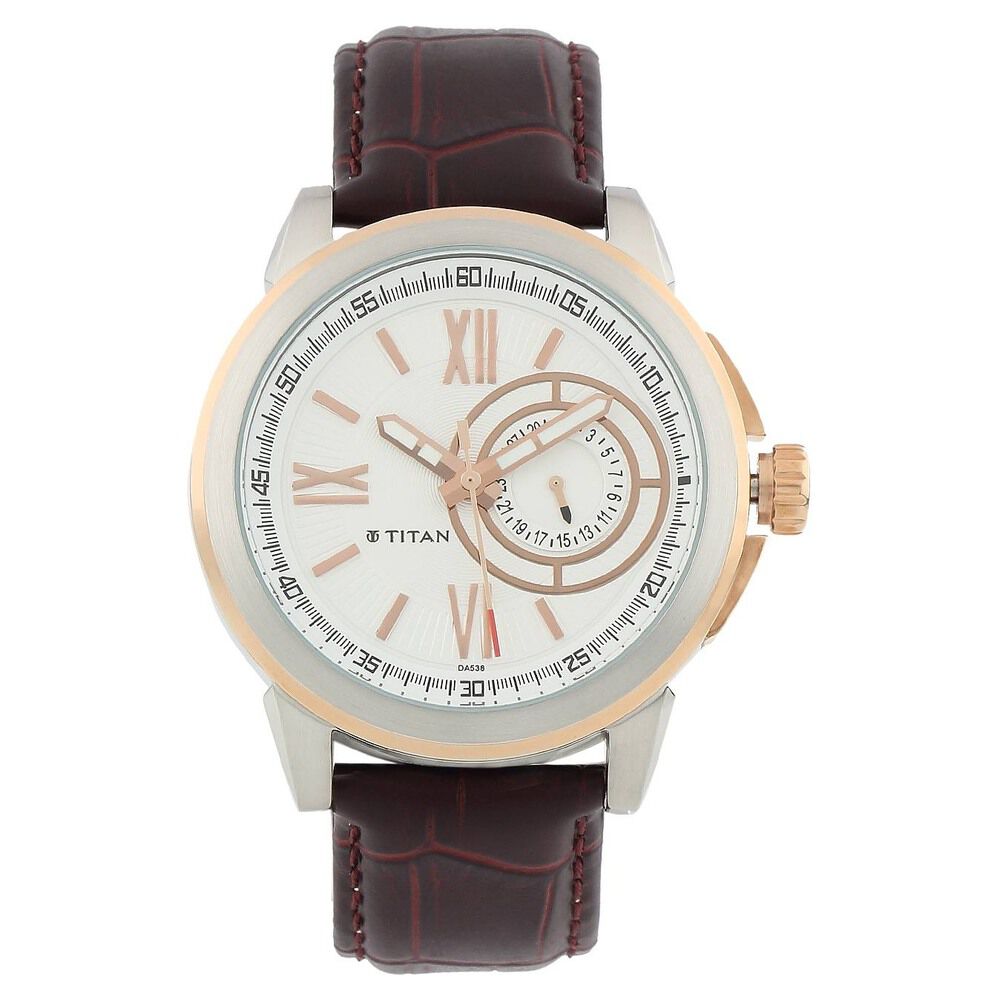 Buy Online Titan Quartz Analog Silver Dial Watch for Men nc9401kl01j Titan