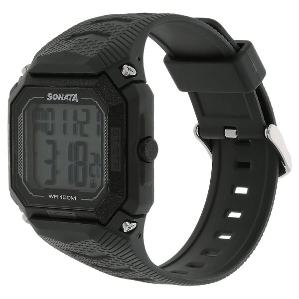 SF Digital Dial Plastic Strap Watch for Men - image number 1