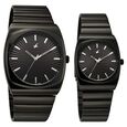 Fastrack Mixmatched Quartz Analog Multicoloured Dial Two Toned Stainless Steel Strap Watch For Couple - image number 1
