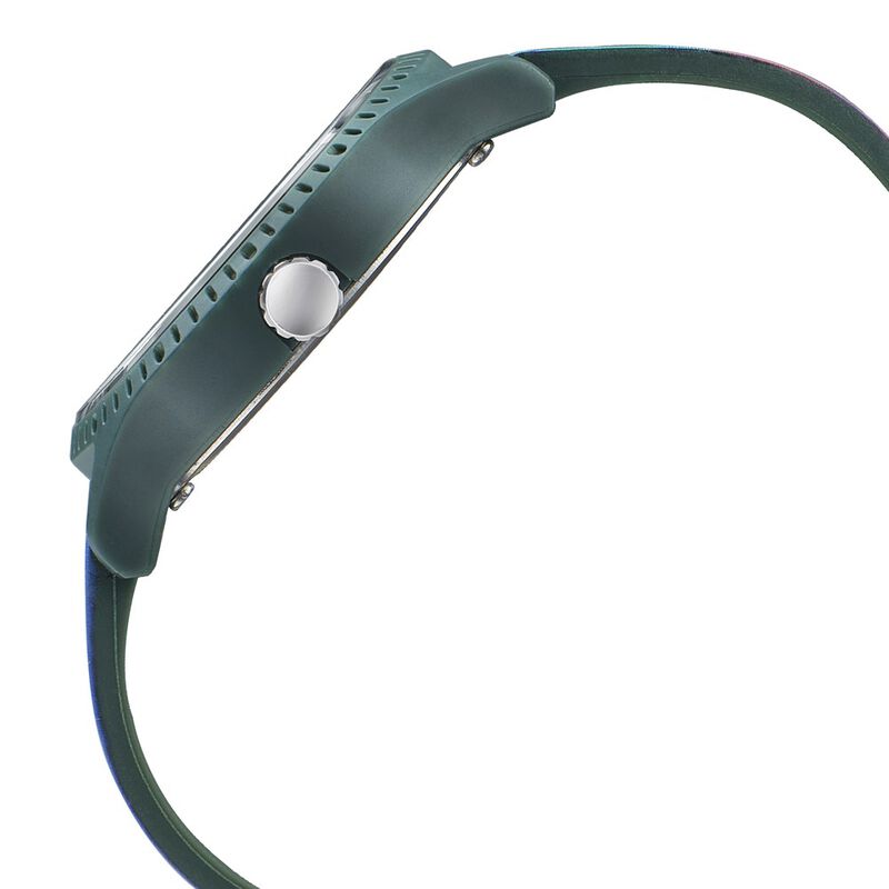 Fastrack Tie & Dye Quartz Analog White Dial Silicone Strap Watch for Guys - image number 3