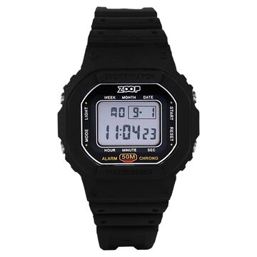Zoop Digital Watch with LCD Dial And Black Strap for Boys Kids, from House of Titan