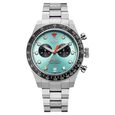 Xylys Aurelius Quartz Chronograph Green Dial Two Tones Stainless Steel Strap Watch For Men