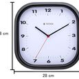 Titan Classic White Wall Clock with Silent Sweep Technology - 30.8 cm x 30.8 cm (Medium) - image number 5