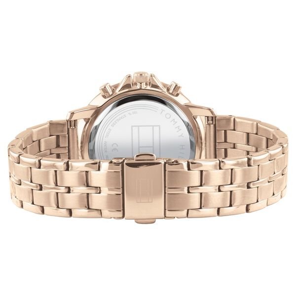 Tommy Hilfiger Quartz Multifunction Rose Gold Dial Stainless Steel Strap Watch for Women - image number 2