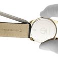 22 mm Black Genuine Leather Strap for Men - image number 5