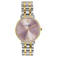 Poze By Sonata Quartz Analog Pink Dial Two Toned Stainless Steel Strap Watch For Women - image number 1