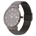 Titan Quartz Analog with Date Black Dial Stainless Steel Strap Watch for Men - image number 2