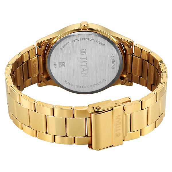 Titan Karishma Regal Classic Day-Date Men's Dress Watch - image number 6