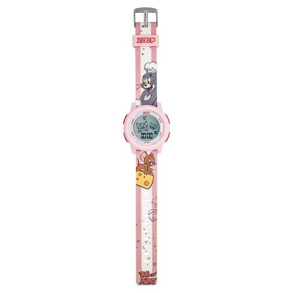 Zoop Tom & Jerry Digital Watch with Pink Case and Pink Multi Color Strap for Girls Kids, from House of Titan - image number 6
