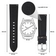 22 mm Brown Genuine Leather Straps for Men - image number 1