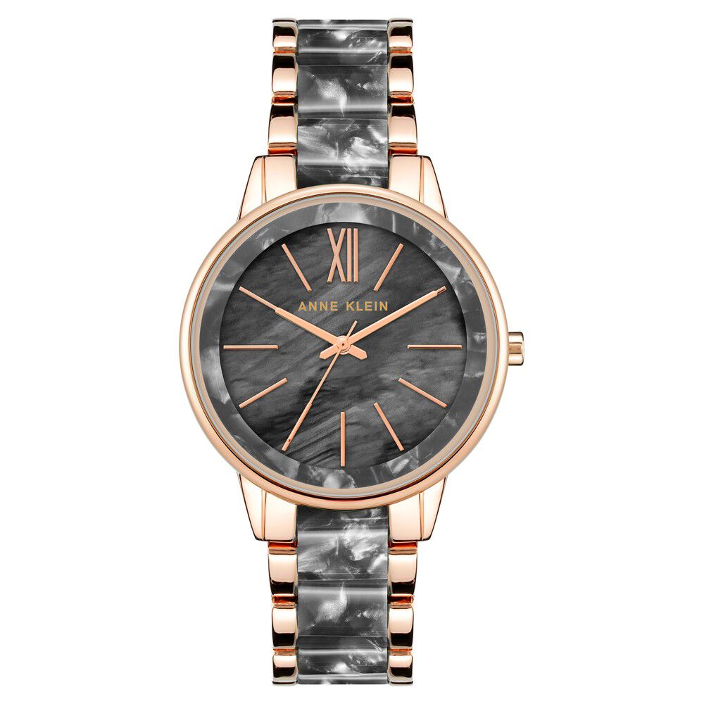 Buy Online Anne Klein Quartz Analog Grey Dial Two Toned Plastic
