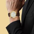 Titan Quartz Analog with Date Silver Dial Leather Strap Watch for Men - image number 5