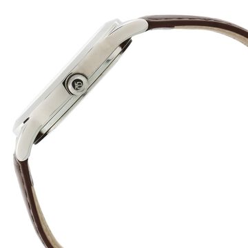 Titan Bandhan White Dial Analog Leather Strap Watch for Couple