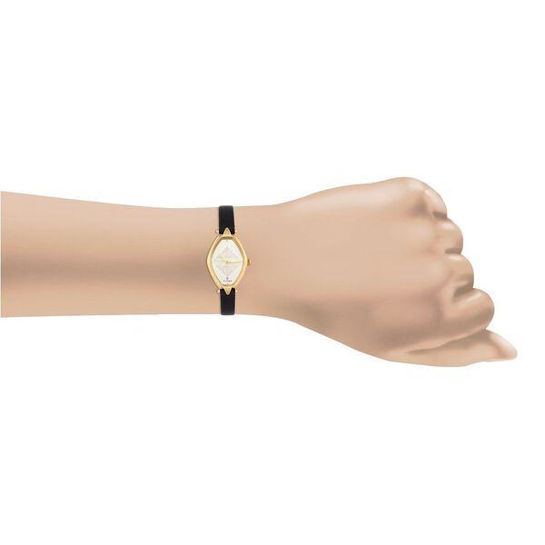 Titan Quartz Analog Silver Dial Leather Strap Watch for Women - image number 3
