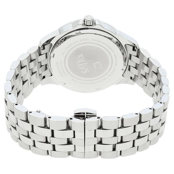 Xylys Swiss Analog with Date Silver Stainless Steel Strap and Blue Dial Watch For Men - image number 4