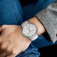 Titan Light leathers Multifunction Silver Dial Leather Strap Watch For Men - image number 4