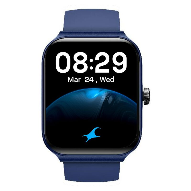 Fastrack Smartwatch Reflex Horizon with 4.17 cm UltraVU Display Built-in Alexa with 100 Plus Sports Modes With Blue Strap