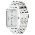 Titan Rectangle Silver Dial Analog with Day and Date Stainless Steel Strap watch for Men - image number 1
