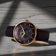 Titan Luna Sun Moon Phase in Seinna Brown - Stellar Edition