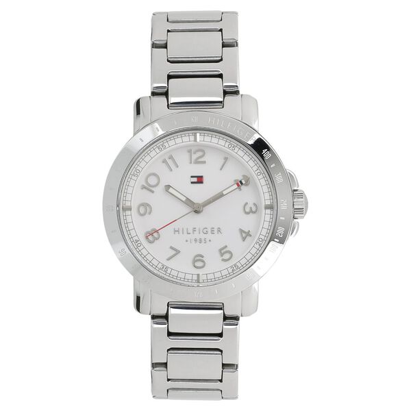 Tommy Hilfiger Quartz Analog White Dial Stainless Steel Strap Watch for Women - image number 0