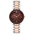 Anne Klein Quartz Analog Brown Dial Metal Strap Watch for Women - image number 0