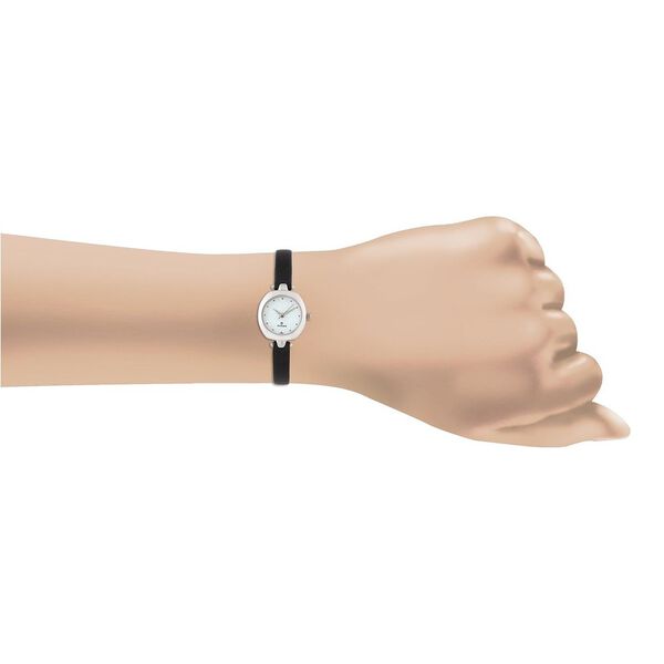Titan Quartz Analog White Dial Leather Strap Watch for Women - image number 3