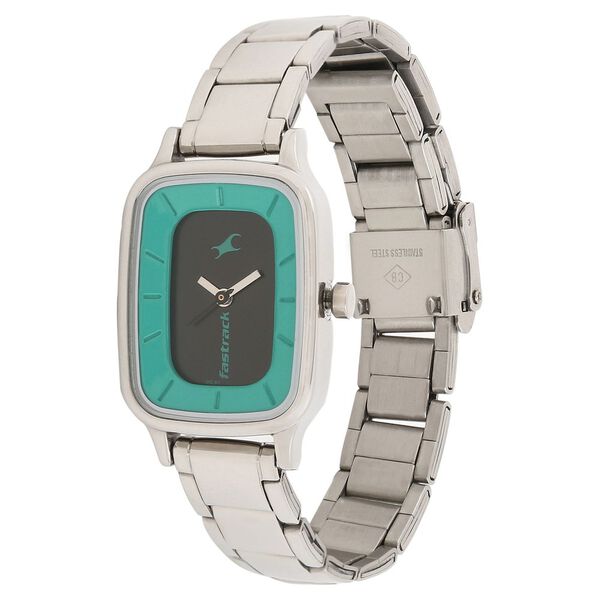 Fastrack Quartz Analog Bicolour Dial Metal Strap Watch for Girls - image number 1
