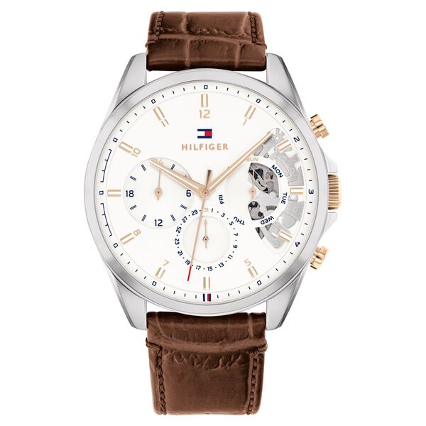 Tommy Hilfiger Quartz Multifunction Silver Dial Watch for Men - image number 0