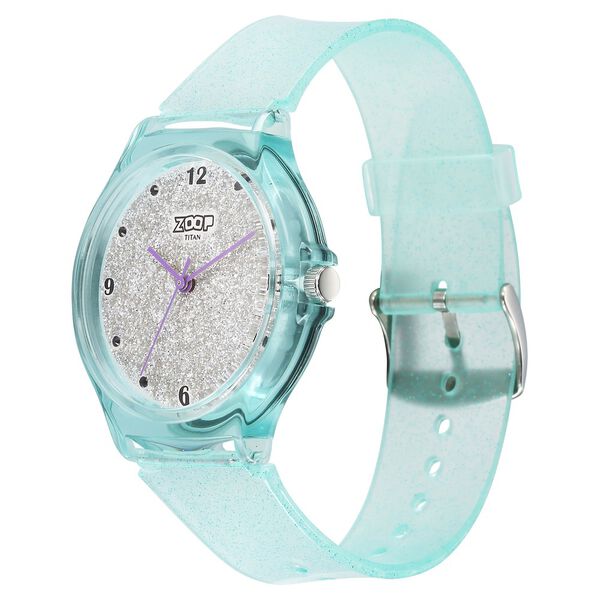 Zoop by Titan Glitter Quartz Analog Grey Dial Polyurethane Strap Watch for Kids - image number 2
