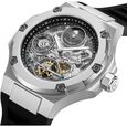 Cerruti 1881 Automatic Transparent Dial Stainless Steel Strap Watch for Men - image number 3