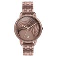 Fastrack Stunners Quartz Multifunction Purple Dial Leather Strap Watch for Girls