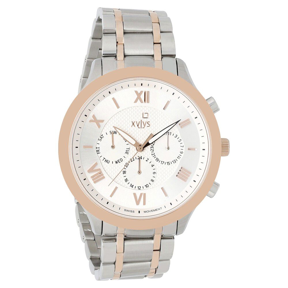 Buy Online Xylys Swiss Multifunction Two Toned Stainless Steel
