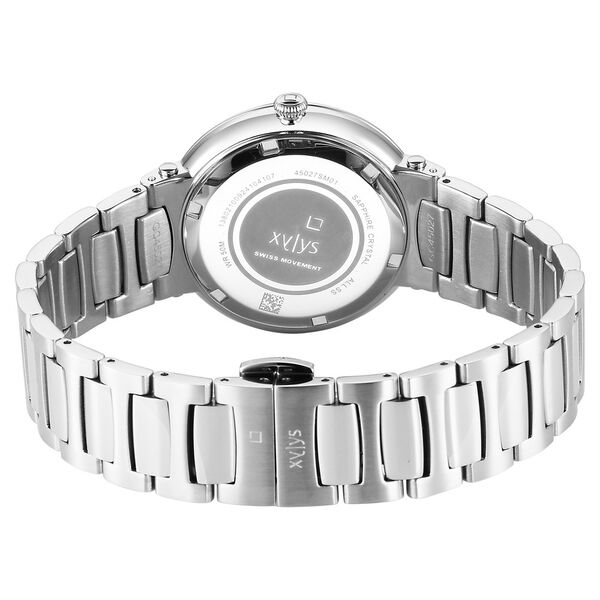 Xylys Quartz Analog with Date Blue Dial Silver Stainless Steel Strap Watch For Women - image number 5